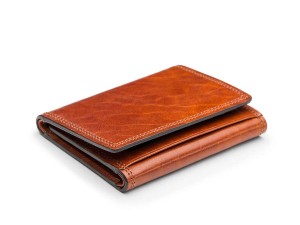 Bosca Double I.D. Trifold Wallet Bruna | MSEFT94204