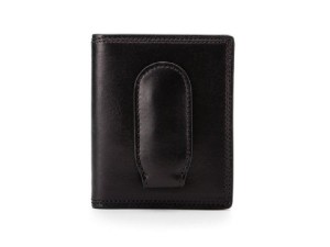 Bosca Front Pocket Wallet w/ Magnetic Clip Svarta | SEQCS40371