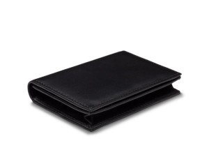 Bosca Full Gusset, 2 pkt Card Case W/ I.D. Svarta | SEQCS58897