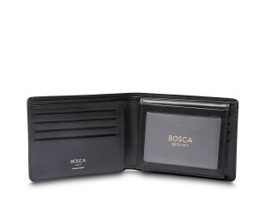 Bosca Italia Credit Wallet w/ I.D. Passcase Svarta Bruna | ESEHC84100