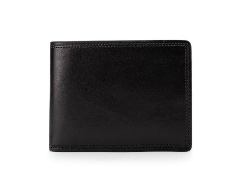 Bosca 8 Pocket Deluxe Executive Wallet Svarta | QSEUV60724