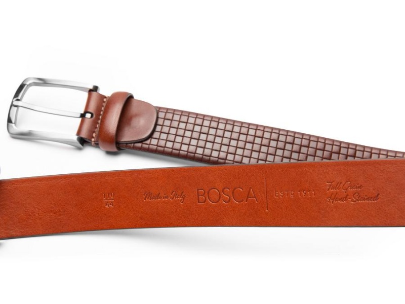 Bosca Avelino Belt Bruna | SEEAH15633