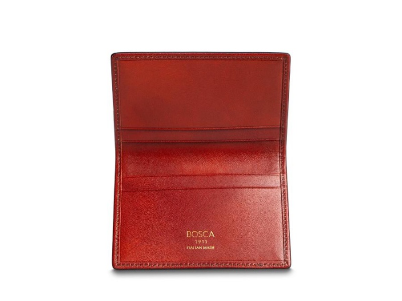 Bosca Calling Card Case Mörkröda | SEJKU47203