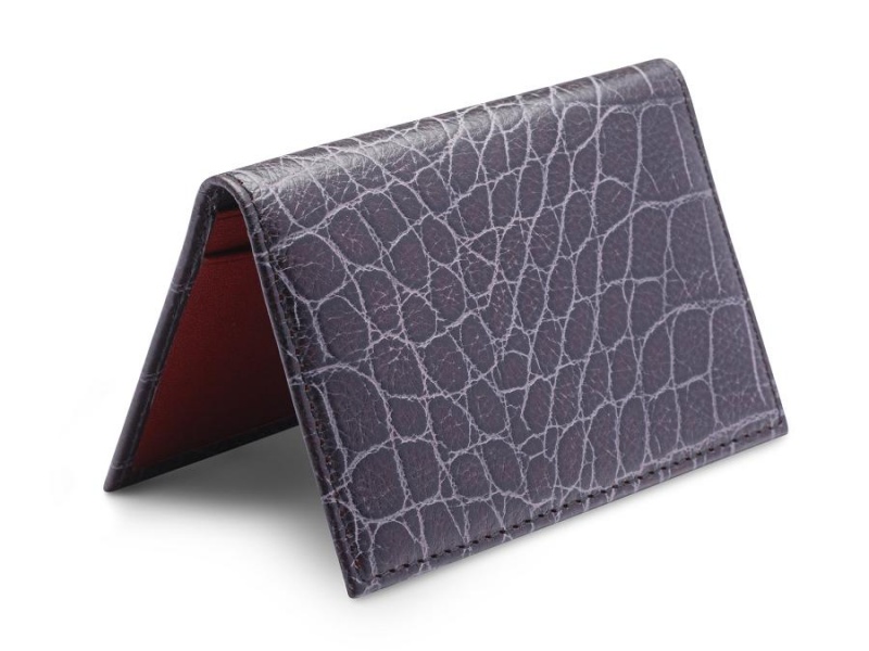 Bosca Calling Card Case Svarta Bruna | USEND94491