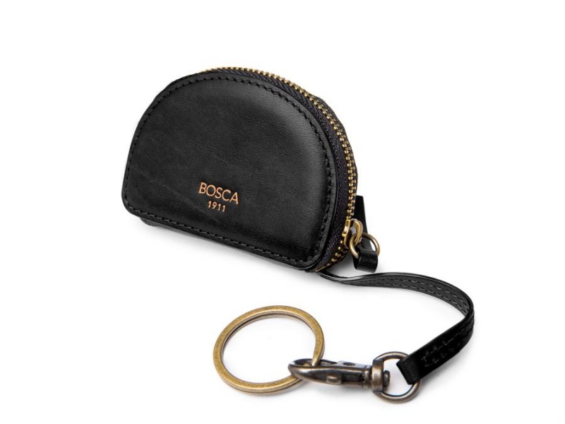 Bosca Coin Purse / Key Fob Svarta | ASEWC46342