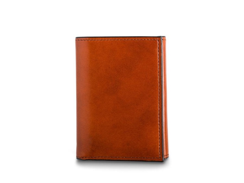 Bosca Double I.D. Trifold Wallet Bruna | BSESD24663