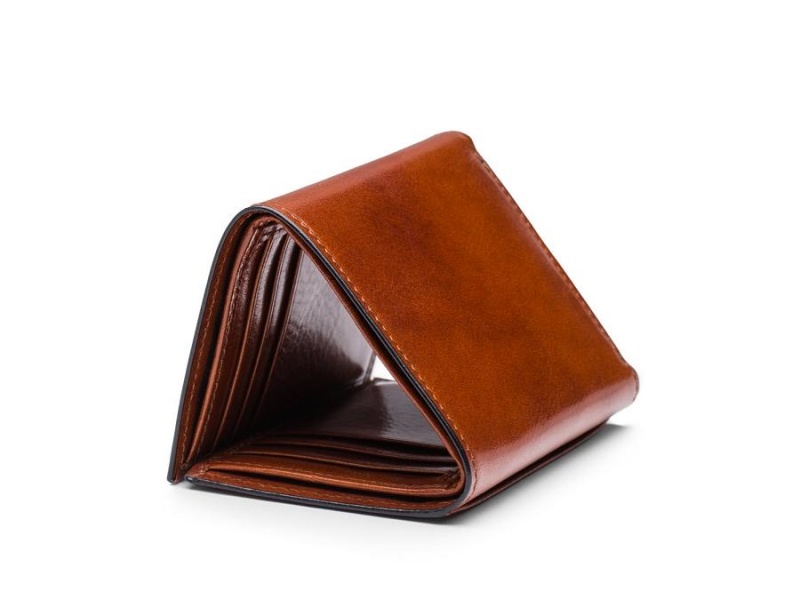 Bosca Double I.D. Trifold Wallet Bruna | BSESD24663