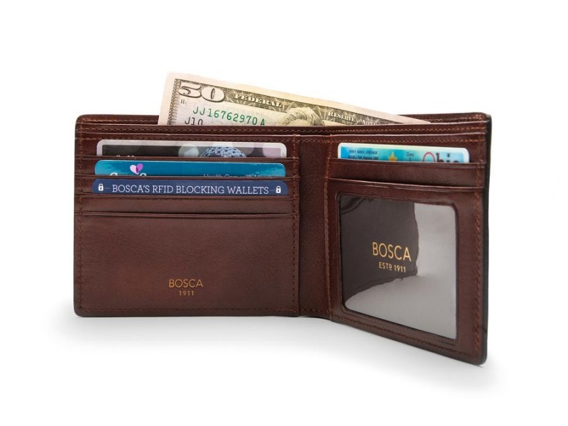 Bosca Executive I.D. Wallet Bruna | SEQAV85694