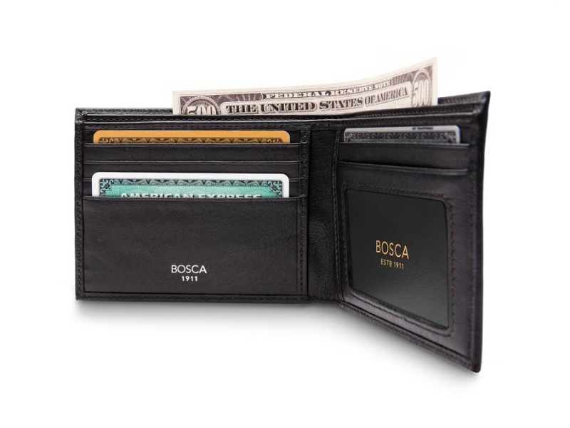 Bosca Executive I.D. Wallet Svarta | FSEUI11200