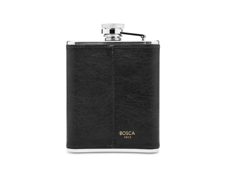 Bosca Flask - 6 oz Svarta | SEJBT62724