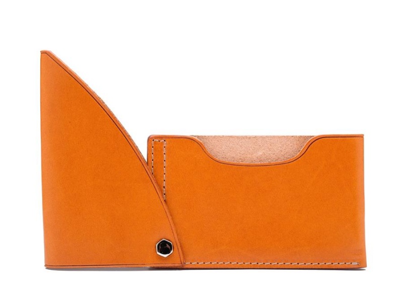 Bosca Flipper Card Case Orange | SEJKU74650