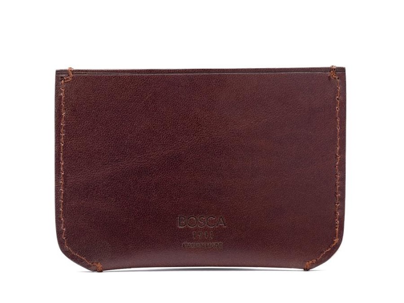 Bosca Front Pocket Card Case Bruna | DSEVO95543