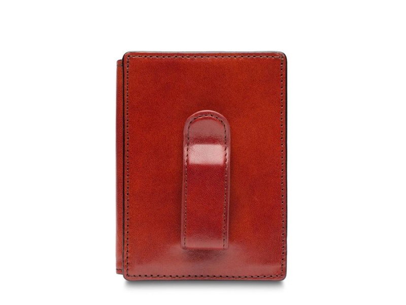 Bosca Front Pocket I.D. Wallet Röda | YSEVQ97950