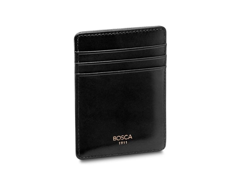 Bosca Front Pocket Wallet Svarta | PSEER30077