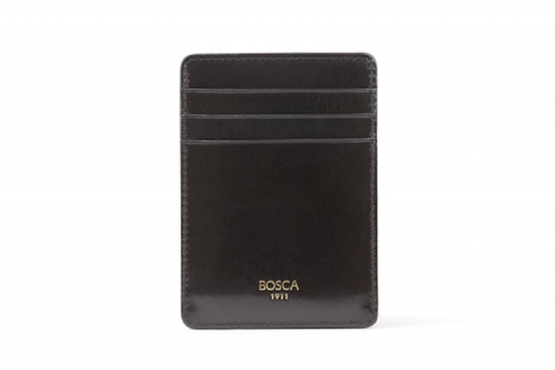 Bosca Front Pocket Wallet Svarta | SEQAV87445