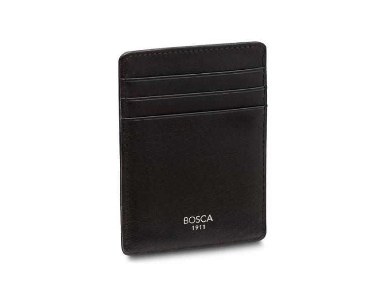 Bosca Front Pocket Wallet Svarta | SSENY60603