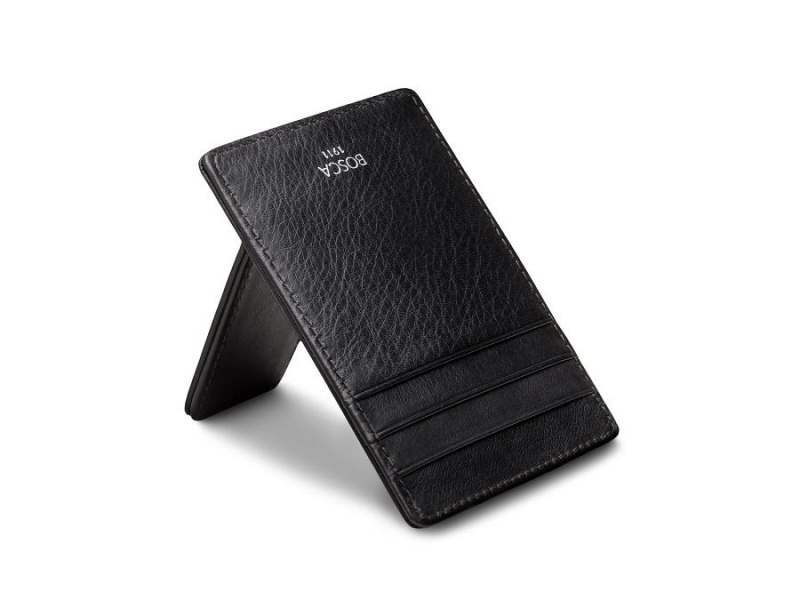 Bosca Front Pocket Wallet Svarta | SSENY60603