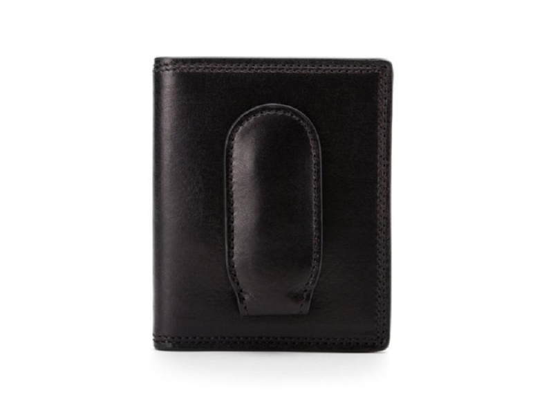 Bosca Front Pocket Wallet w/ Magnetic Clip Svarta | USEND23148