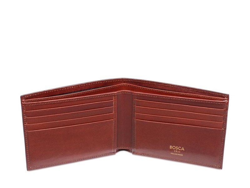 Bosca Italia 8 Pocket Wallet Bruna | SEDYB80388