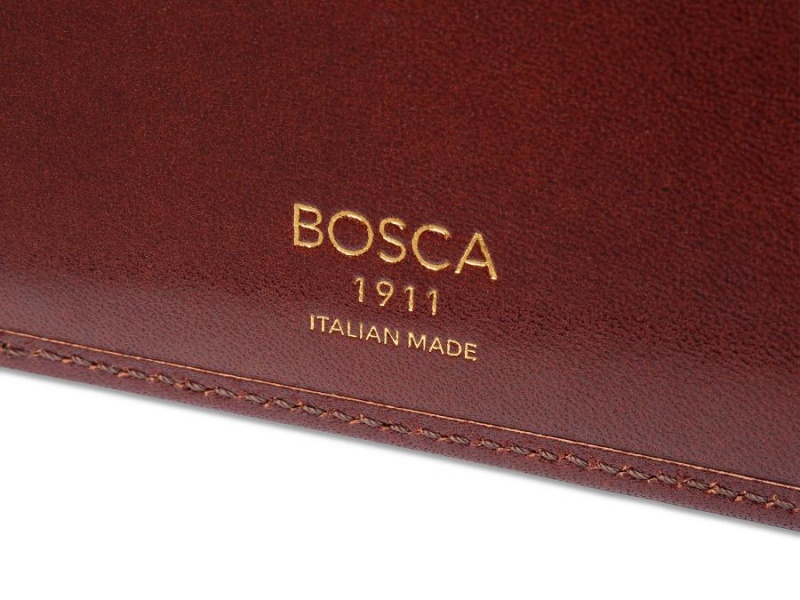 Bosca Italia 8 Pocket Wallet Bruna | SEDYB80388