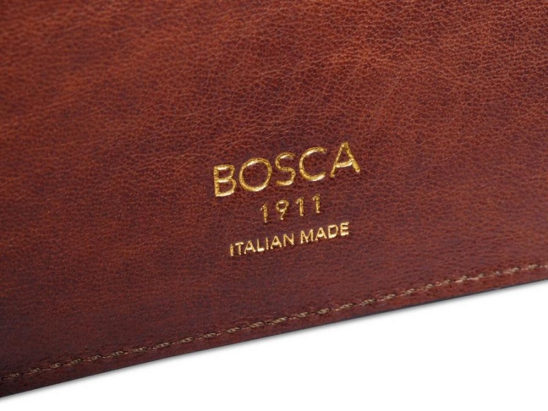 Bosca Italia Dolce Small Bifold Wallet Bruna | YSEVQ38705