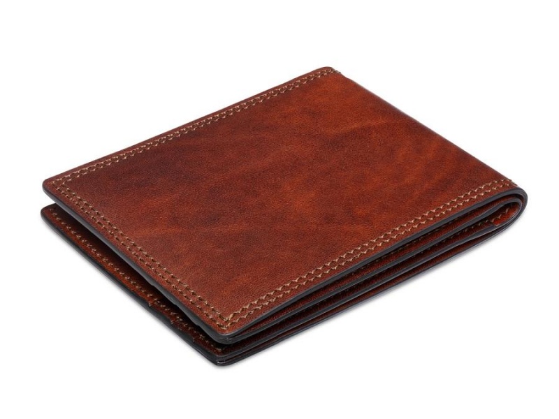 Bosca Italia Dolce Small Bifold Wallet Bruna | YSEVQ38705