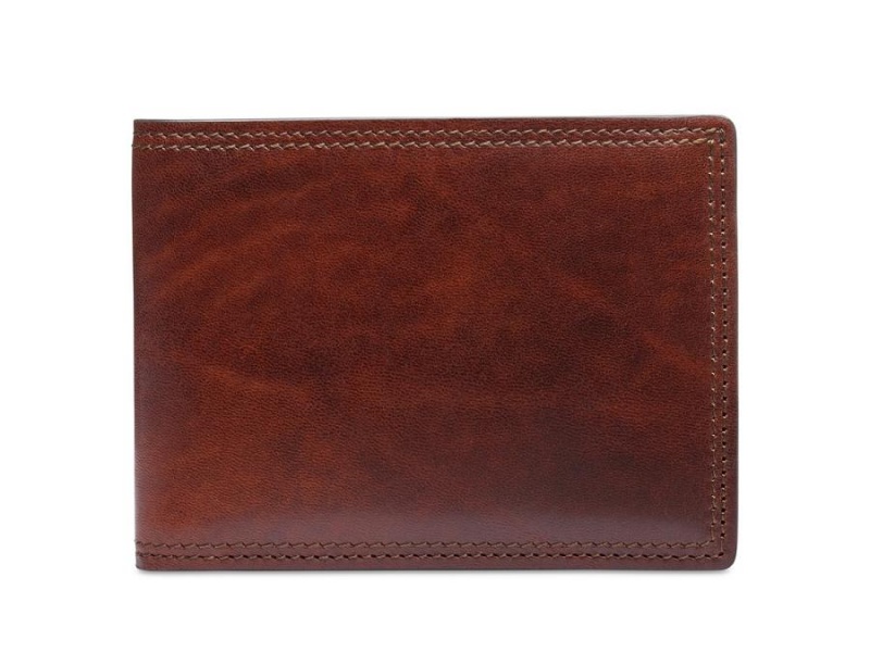 Bosca Italia Dolce Small Bifold Wallet Bruna | YSEVQ38705