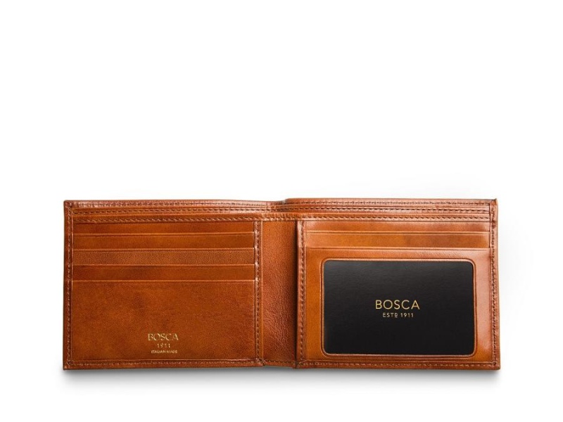 Bosca Italia Executive I.D. Wallet Bruna | SEXMI85689