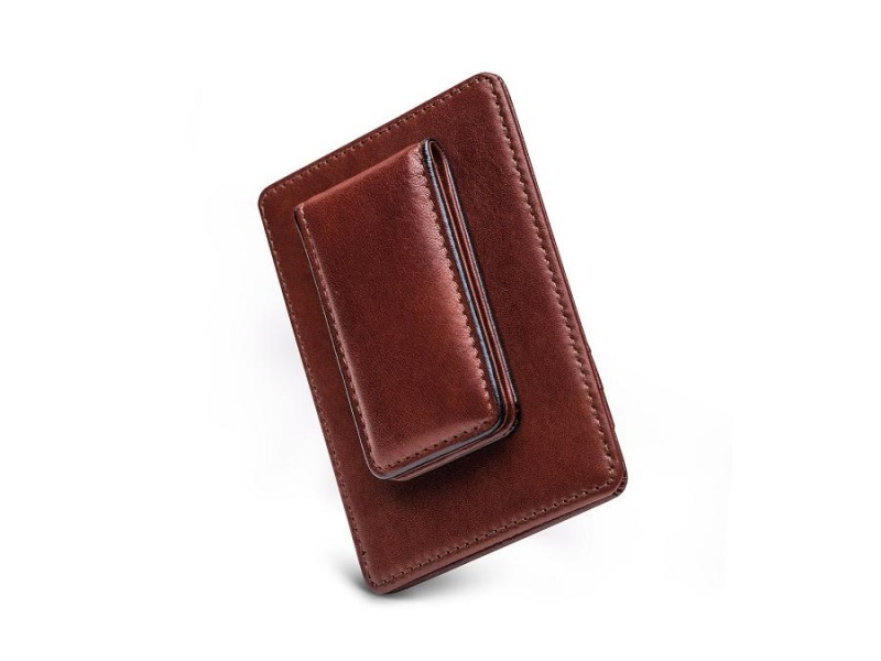 Bosca Italia Front Pocket Wallet Bruna | XSEGW64425