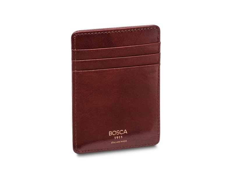 Bosca Italia Front Pocket Wallet Bruna | XSEGW64425