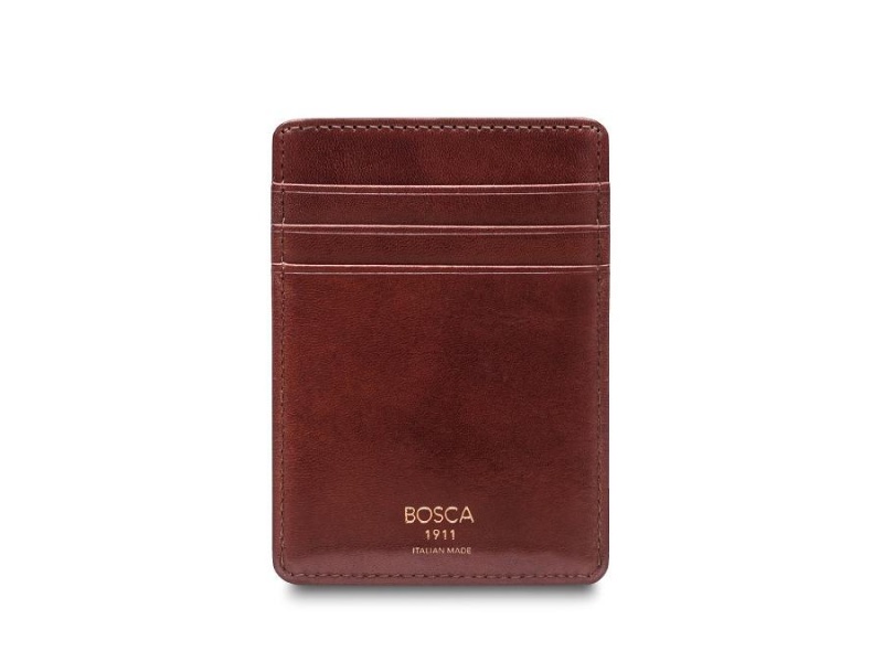 Bosca Italia Front Pocket Wallet Bruna | XSEGW64425