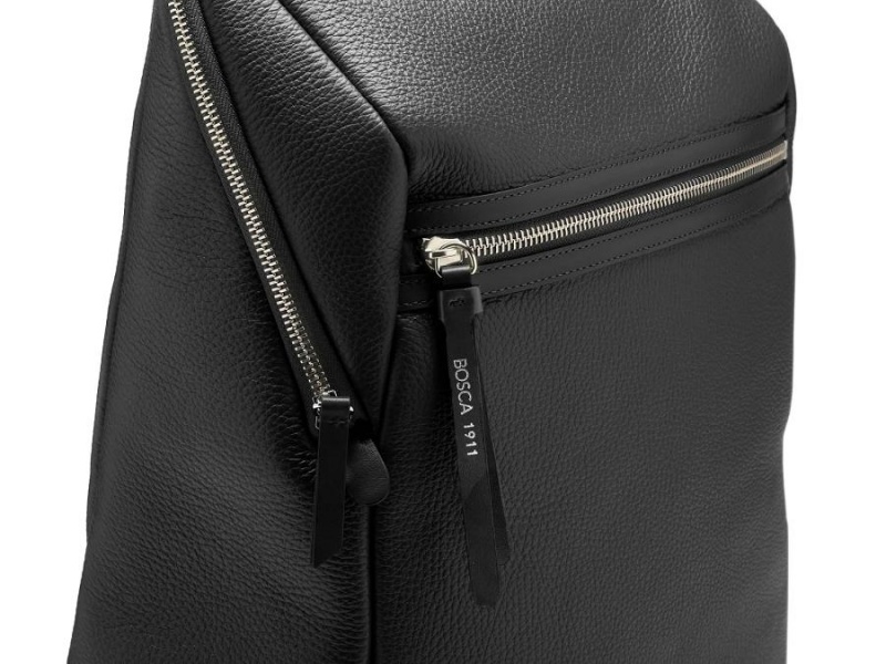 Bosca Italia Metro Backpack Svarta | SECIF17462