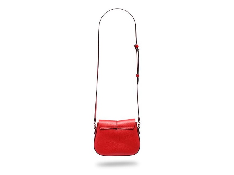 Bosca Italia Milano Mini Purse Röda | SEDFL44891