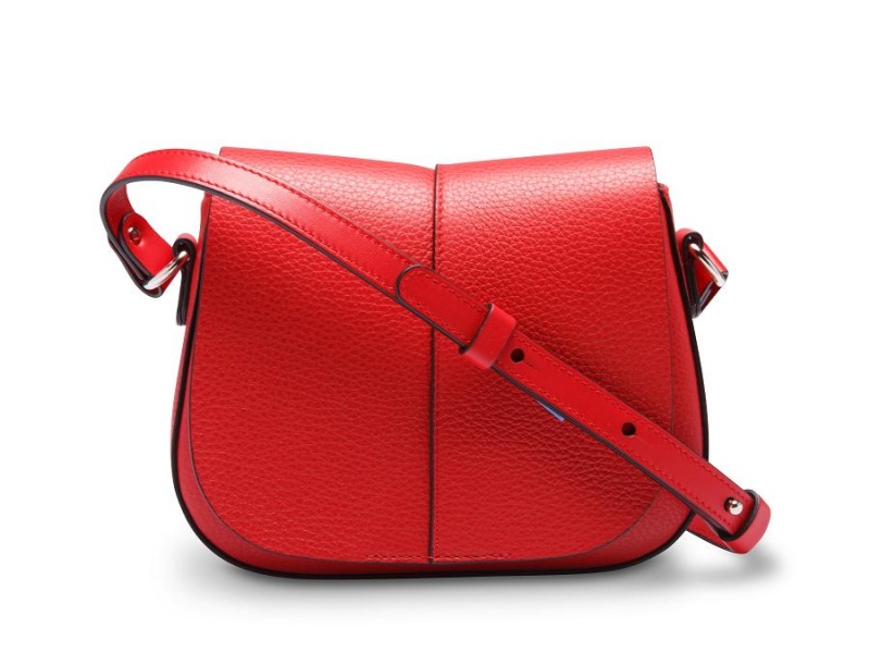 Bosca Italia Milano Mini Purse Röda | SEDFL44891