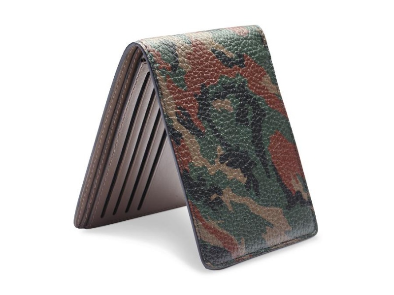 Bosca Italia Slim 8 Slot Pocket Wallet Camo | SEJKU88816