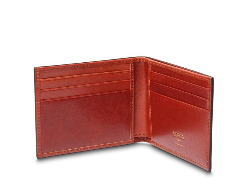 Bosca Italia Small Bifold Wallet - RFID Bruna | BSESO72871