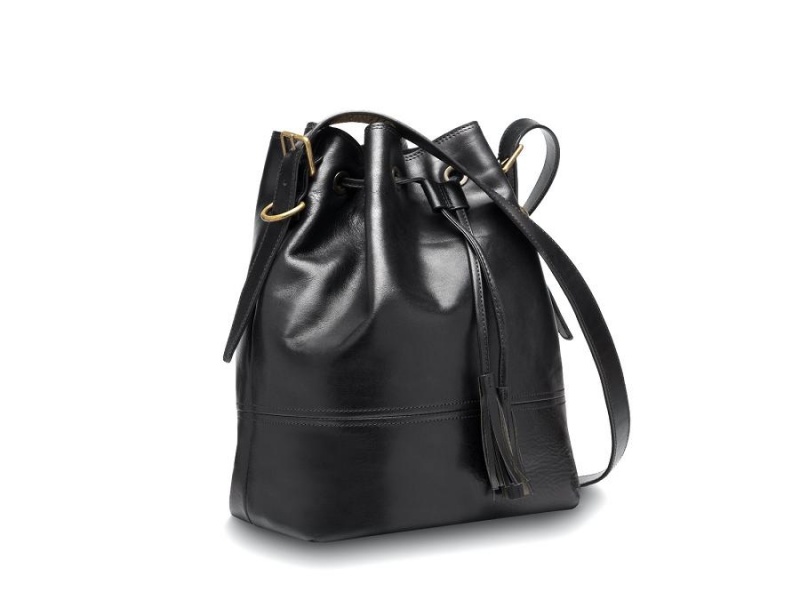 Bosca Klassiska Bucket Bag Svarta | MSEFT29573