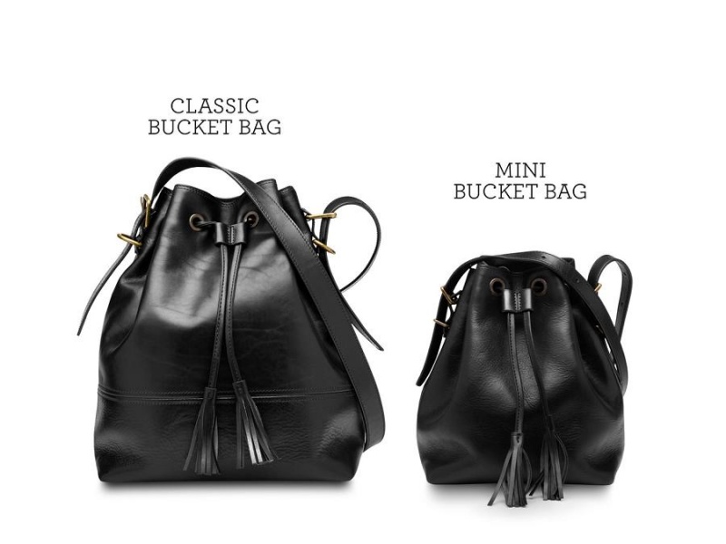 Bosca Klassiska Bucket Bag Svarta | MSEFT29573