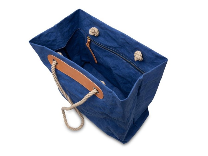 Bosca La Carta Beach Tote Blå | YSEGT44226