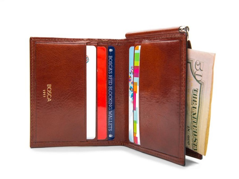 Bosca Money Clip W/ Pocket Bruna | USETG58899