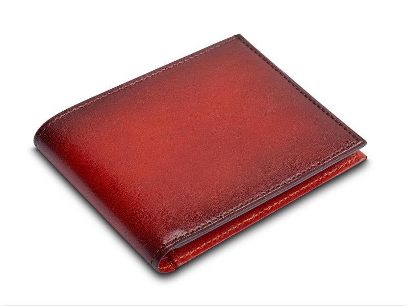 Bosca Small Bifold Wallet Röda | SENZX59563