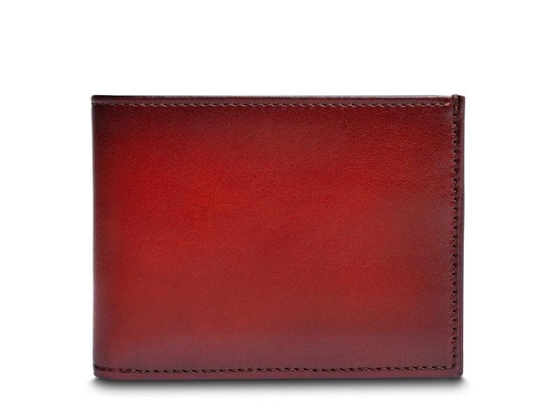 Bosca Small Bifold Wallet Röda | SENZX59563