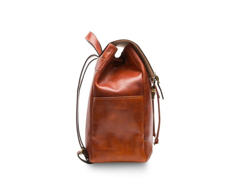 Bosca Sparrow Small Läder Backpack Bruna | SEEGJ87151