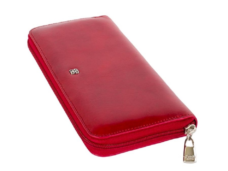 Bosca Zip Around Wallet Röda | SEDYB93216